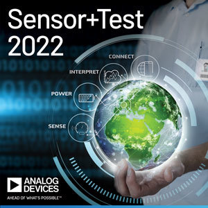 ANALOG DEVICES SHOWCASES BROAD PORTFOLIO OF SENSOR SOLUTIONS AT SENSOR+TEST 2022